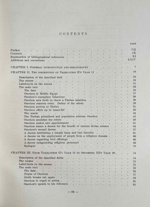 The chronicle of prince Osorkon