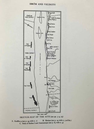 The shrines and rock inscriptions of Ibrim