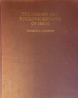 Item #M0301d The shrines and rock inscriptions of Ibrim. CAMINOS Ricardo Augusto