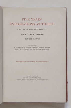 Five years explorations at Thebes. A record of work done 1907-1911.[newline]M0312a-02.jpg