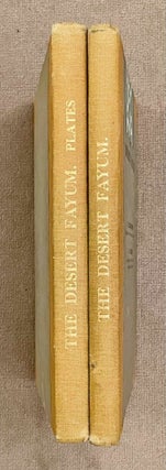 Item #M0316 The Desert Fayum. Vol. I: Text. Vol. II: Plates (complete set). CATON-THOMPSON Gertrude[newline]M0316-00.jpeg