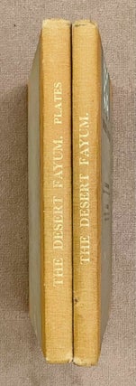 Item #M0316 The Desert Fayum. Vol. I: Text. Vol. II: Plates (complete set). CATON-THOMPSON Gertrude