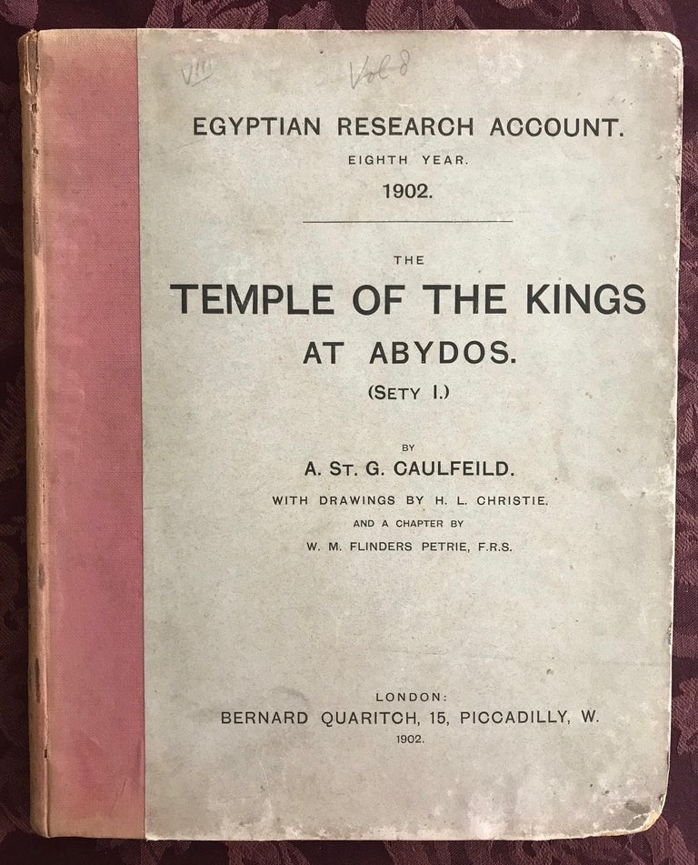 Item #M0318b The temple of the kings at Abydos (Sety I). CAULFEILD Algernon Thomas St George.[newline]M0318b.jpg