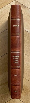 Item #M0320m Essai sur la théologie du temple d'Horus à Edfou. Tomes I & II (complete...