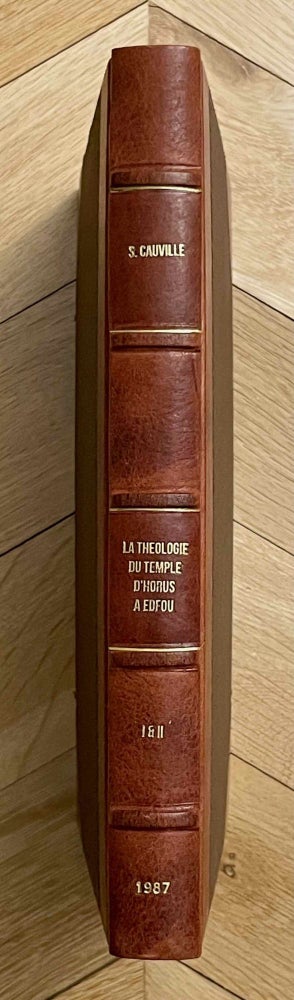 Item #M0320m Essai sur la théologie du temple d'Horus à Edfou. Tomes I & II (complete set). CAUVILLE Sylvie.[newline]M0320m-00.jpeg