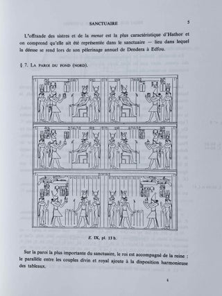 Essai sur la théologie du temple d'Horus à Edfou. Tomes I & II (complete set)[newline]M0320m-05.jpeg