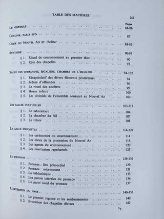 Essai sur la théologie du temple d'Horus à Edfou. Tomes I & II (complete set)