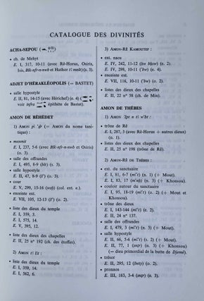 Essai sur la théologie du temple d'Horus à Edfou. Tomes I & II (complete set)