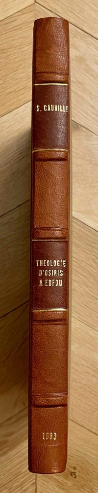 Item #M0321d La théologie d'Osiris à Edfou. CAUVILLE Sylvie.[newline]M0321d.jpeg
