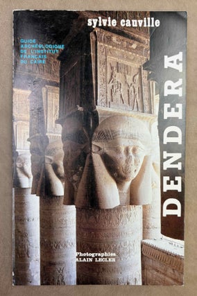 Item #M0322b Le temple de Dendara. Guide archéologique. CAUVILLE Sylvie