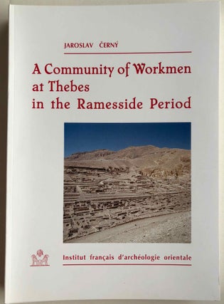 Item #M0324g A community of workmen at Thebes in the ramesside period. CERNY Jaroslav[newline]M0324g.jpg