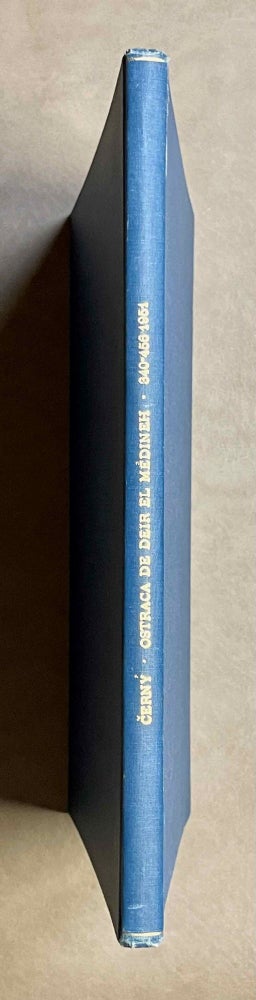 Item #M0328a Catalogue des ostraca hiératiques non littéraires de Deir el Médineh. Tome V: Nos. 340 à 456. CERNY Jaroslav.[newline]M0328a-00.jpeg