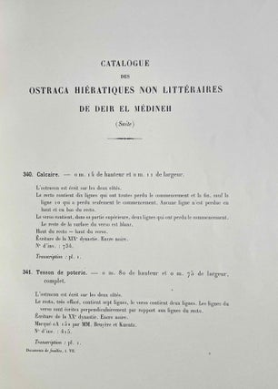 Catalogue des ostraca hiératiques non littéraires de Deir el Médineh. Tome V: Nos. 340 à 456[newline]M0328a-03.jpeg