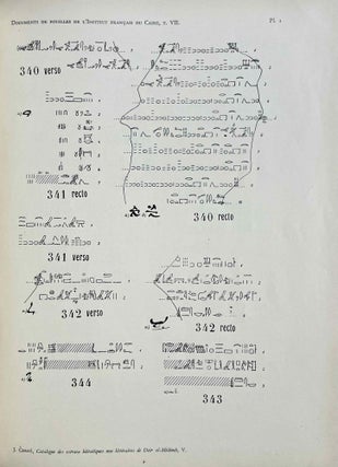 Catalogue des ostraca hiératiques non littéraires de Deir el Médineh. Tome V: Nos. 340 à 456[newline]M0328a-04.jpeg