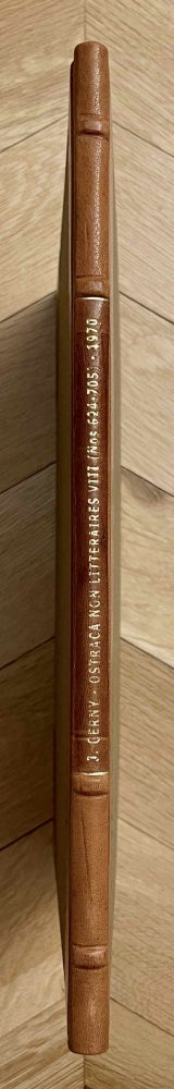 Item #M0329c Catalogue des ostraca hiératiques non littéraires de Deir el Médineh. Tome VII: Nos. 624 à 705. CERNY Jaroslav.[newline]M0329c-00.jpeg