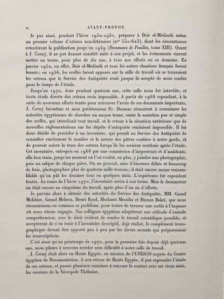 Catalogue des ostraca hiératiques non littéraires de Deir el Médineh. Tome VII: Nos. 624 à 705
