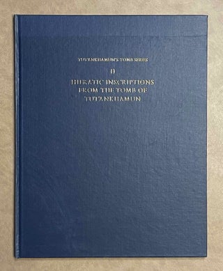 Item #M0331h Hieratic inscriptions from the tomb of Tutankhamen. CERNY Jaroslav