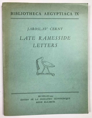 Item #M0332h Late ramesside letters. CERNY Jaroslav[newline]M0332h-00.jpeg