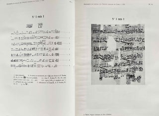Papyrus hiératiques de Deir el-Medineh. Tome I: Nos I-XVII. Tome II: XVIII-XXXIV (complete set)[newline]M0334j-09.jpeg