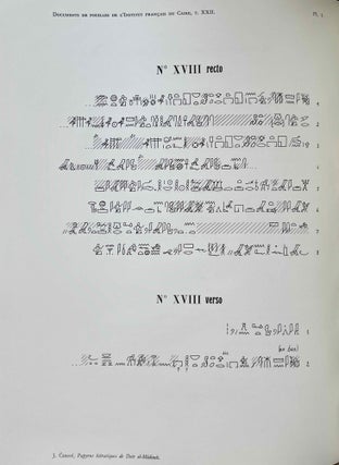 Papyrus hiératiques de Deir el-Medineh. Tome I: Nos I-XVII. Tome II: XVIII-XXXIV (complete set)[newline]M0334k-10.jpeg