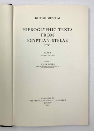 Hieroglyphic texts from Egyptian stelae in the British Museum. Part I (2nd edition).[newline]M0336b-01.jpeg