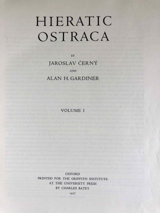 Hieratic ostraca. Vol. I [all published][newline]M0337c-01.jpeg