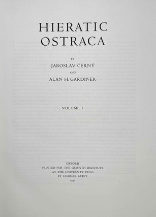 Hieratic ostraca. Vol. I [all published][newline]M0337d-01.jpeg