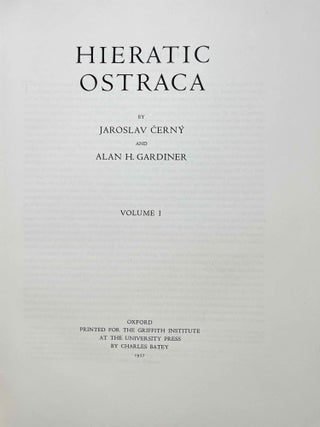Hieratic ostraca. Vol. I [all published][newline]M0337e-02.jpeg