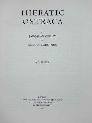 Hieratic ostraca. Vol. I [all published][newline]M0337h-01.jpeg