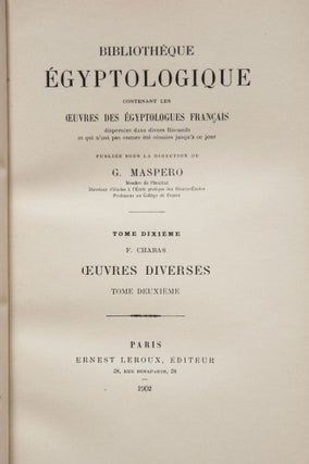Oeuvres diverses. Tomes I, II, III & V (tome IV is missing)