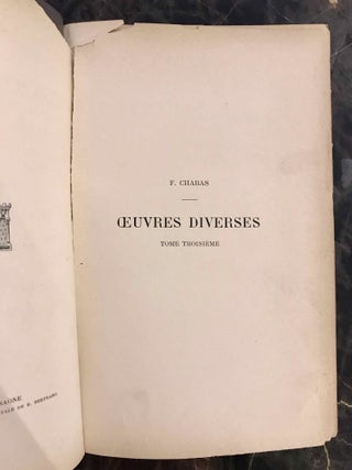 Oeuvres diverses. Tome III.[newline]M0342a-03.jpeg