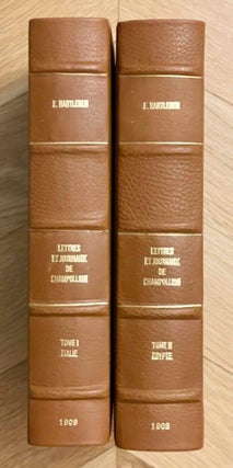 Item #M0343c Lettres et journaux de Champollion, recueillis et anotés par H. Hartleben. Tome I:...[newline]M0343c-00.jpeg