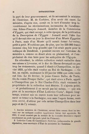 Lettres et journaux de Champollion, recueillis et anotés par H. Hartleben. Tome I: Lettres écrites d'Italie. Tome II: Lettres et journaux écrits pendant le voyage d'Egypte (complete set)