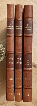 Item #M0349e Hommage à J.F. Champollion - Textes et langages de l'Egypte pharaonique. Cent...[newline]M0349e-00.jpeg