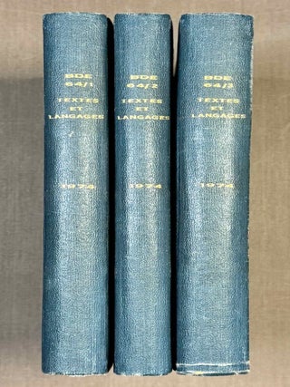 Item #M0349n Hommage &agrave; J.F. Champollion - Textes et langages de l'Egypte pharaonique. Cent...[newline]M0349n-00.jpeg