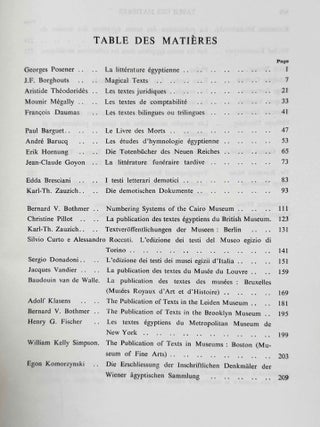 Hommage &agrave; J.F. Champollion - Textes et langages de l'Egypte pharaonique. Cent cinquante ann&eacute;es de recherches. Tomes I, II & III (complete set)[newline]M0349n-12.jpeg