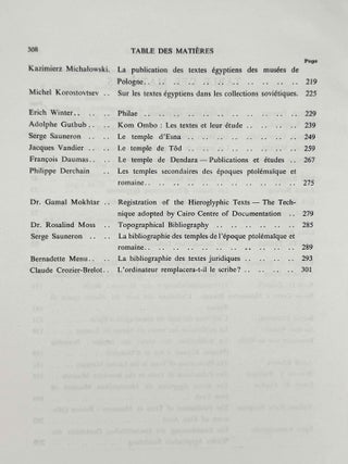 Hommage &agrave; J.F. Champollion - Textes et langages de l'Egypte pharaonique. Cent cinquante ann&eacute;es de recherches. Tomes I, II & III (complete set)[newline]M0349n-13.jpeg