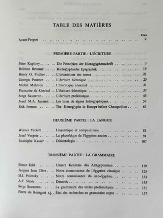 Hommage &agrave; J.F. Champollion - Textes et langages de l'Egypte pharaonique. Cent cinquante ann&eacute;es de recherches. Tomes I, II & III (complete set)[newline]M0349p-05.jpeg