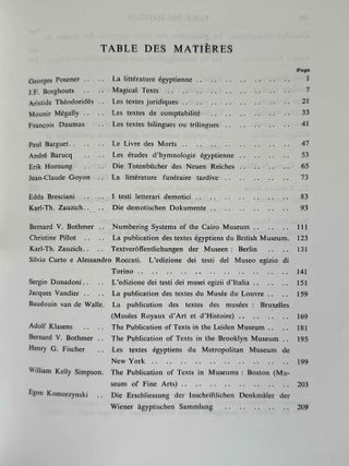 Hommage &agrave; J.F. Champollion - Textes et langages de l'Egypte pharaonique. Cent cinquante ann&eacute;es de recherches. Tomes I, II & III (complete set)[newline]M0349p-12.jpeg
