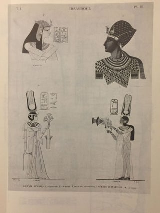 Monuments de l'Egypte et de la Nubie d'apres les dessins exécutés sur les lieux, 4 volumes.[newline]M0353a-03.jpg
