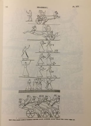Monuments de l'Egypte et de la Nubie d'apres les dessins exécutés sur les lieux, 4 volumes.[newline]M0353a-04.jpg