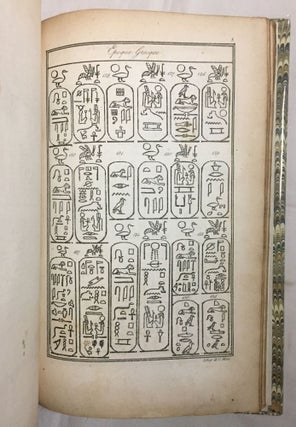 Précis du systeme hiéroglyphique des anciens Egyptiens. Ou recherches sur les éléments premiers de cette écriture sacrée, sur leurs diverses combinaisons, et sur les rapports de ce système avec les autres méthodes graphiques égyptiennes.[newline]M0359-20.jpg
