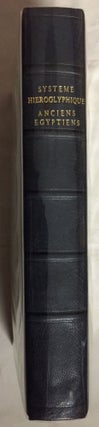 Item #M0359 Précis du systeme hiéroglyphique des anciens Egyptiens. Ou recherches sur les...