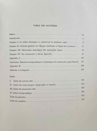 Les manuscrits coptes et coptes-arabes illustrés