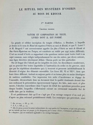 Le myst&egrave;re d'Osiris au mois de Khoiak. Fasc. 1 & 2 (complete set)[newline]M0364f-05.jpeg