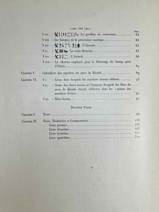 Le myst&egrave;re d'Osiris au mois de Khoiak. Fasc. 1 & 2 (complete set)[newline]M0364f-11.jpeg