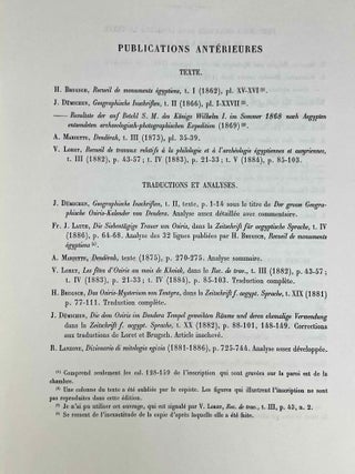 Le myst&egrave;re d'Osiris au mois de Khoiak. Fasc. 1 & 2 (complete set)[newline]M0364f-21.jpeg