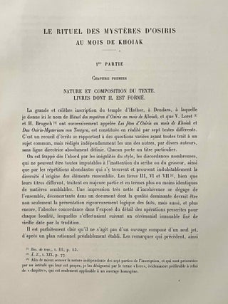 Le myst&egrave;re d'Osiris au mois de Khoiak. Fasc. 1 & 2 (complete set)[newline]M0364i-03.jpeg