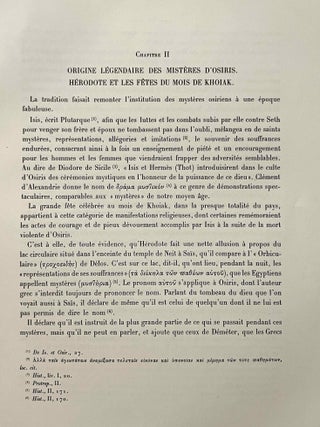 Le myst&egrave;re d'Osiris au mois de Khoiak. Fasc. 1 & 2 (complete set)[newline]M0364i-05.jpeg