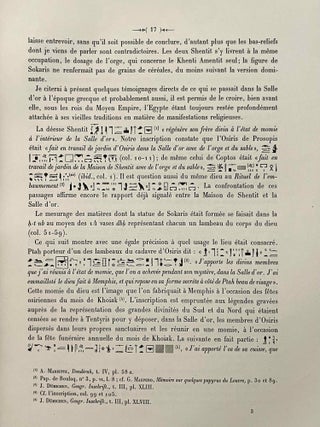 Le myst&egrave;re d'Osiris au mois de Khoiak. Fasc. 1 & 2 (complete set)[newline]M0364i-06.jpeg
